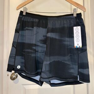 Smartwool Gray & Black 5” Athletic Shorts